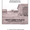 Nomination Form for Territorial Historic Sites:  Knute Lang's Place, Mackenzie Delta Report Cover